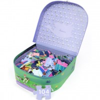 Puzzle Cutie cadou - Epoca dinozaurilor 104 piese Mideer