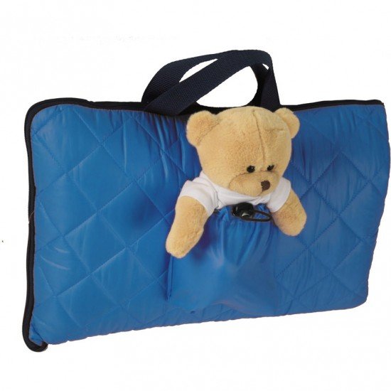 Sac de dormit pentru calatorii cu ursulet de plus inclus Tuloko TL004