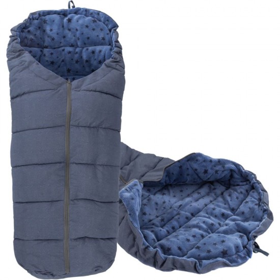 Sac de iarna 4 in 1 Tutumi Stelute Albastru