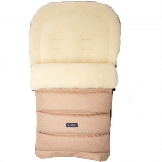 Sac de iarna iGrow Eco din lana oaie Womar Zaffiro Bej