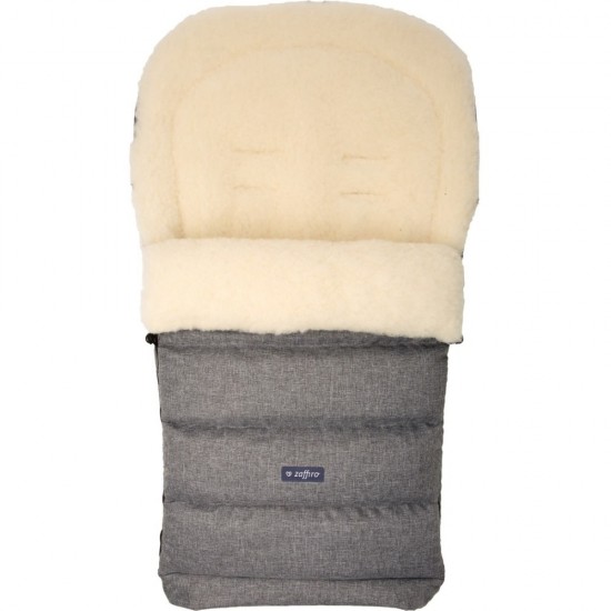 Sac de iarna iGrow Eco din lana oaie Womar Zaffiro Gri