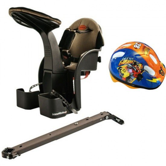 Scaun de bicicleta Deluxe si Casca Protectie Mickey WeeRide WR03DMK