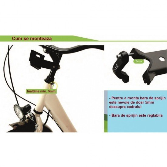 Scaun de bicicleta Deluxe WeeRide WR03