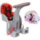 Scaun de bicicleta SafeFront Clasic si Casca Protectie Minnie WeeRide WR09DMN