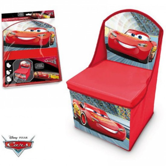 Scaun pliabil cu spatar si spatiu depozitare Cars SunCity CAE402546