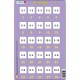 Set 16 Puzzle-uri Inmultire si Impartire, 25 Piese Larsen LRP49