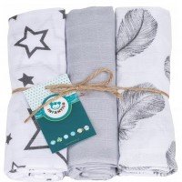 Set 3 scutece din muselina Infantilo IF19192