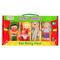 Set 4 marionete pentru deget Scufita Rosie Fiesta Crafts FCT-2376