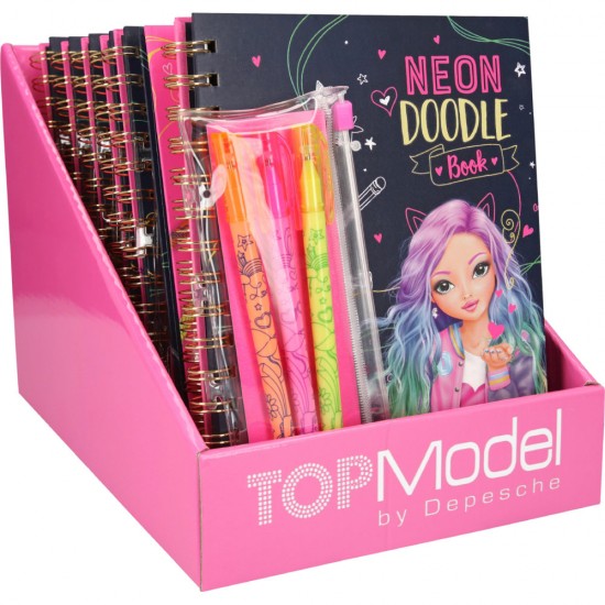 Set pentru desen Neon Doodle Book Top Model Depesche PT10273
