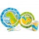 Set pentru masa melamina 5 piese Dino Lulabi 8136300