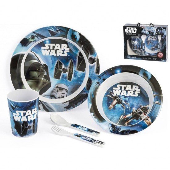 Set pentru masa melamina 5 piese Star Wars Rogue One Lulabi 8330500