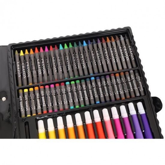 Set pentru pictura 168 piese cu geanta inclusa Iso Trade Negru MY17250