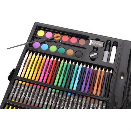 Set pentru pictura 168 piese cu geanta inclusa Iso Trade Negru MY17250