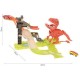 Set pista lansator Dinozaur cu 2 masinute incluse Iso Trade