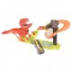 Set pista lansator Dinozaur cu 2 masinute incluse Iso Trade