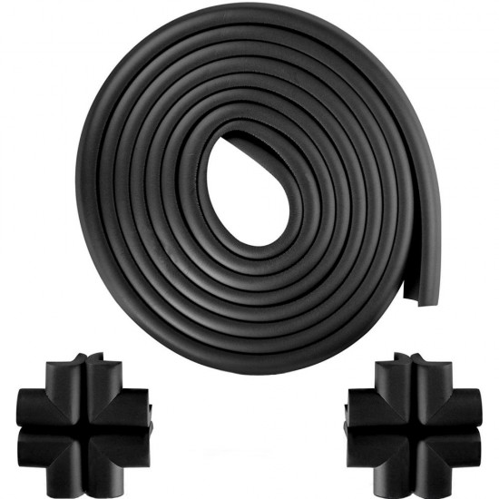 Set rola protectie multifunctionala XXL de 6m si 8 aparatori moi pentru colturi Bambinice BN008