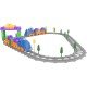 Set tren 93 piese Magic Blocks Ucar Toys