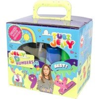 Set creativ Tubi Jelly cu 6 culori si un acvariu mic - Numere Tuban TU3331