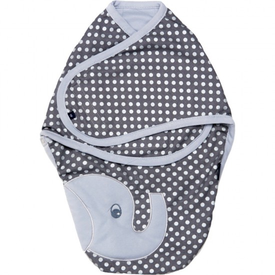 Sistem de infasare cu broderie Elefant Womar Zaffiro Gri AN-SWD-01EL