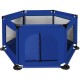 Tarc de joaca copii Textil 125x65 cm Albastru Inchis Iso Trade MY6601
