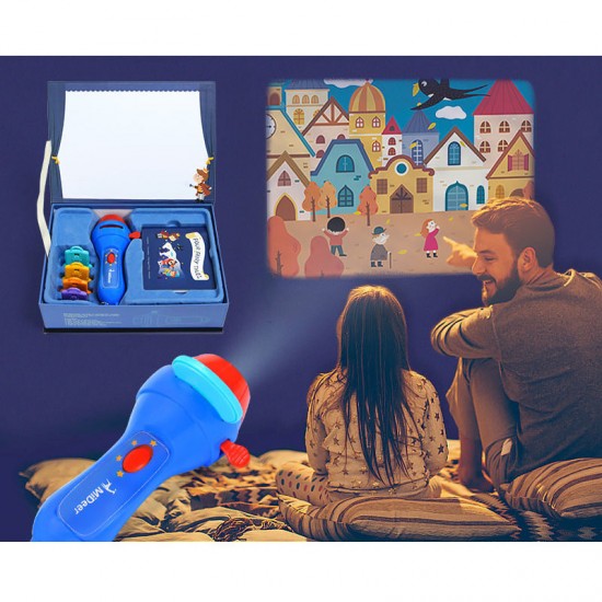 Teatru de povesti cu proiector pentru copii Mideer