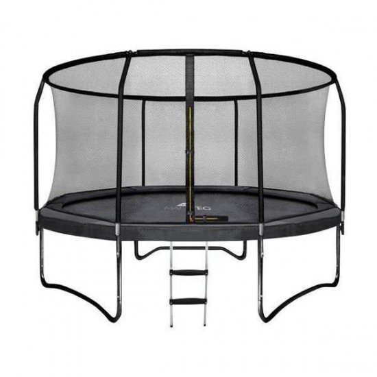 Trambulina de gradina 244 cm cu plasa si scarita Malatec
