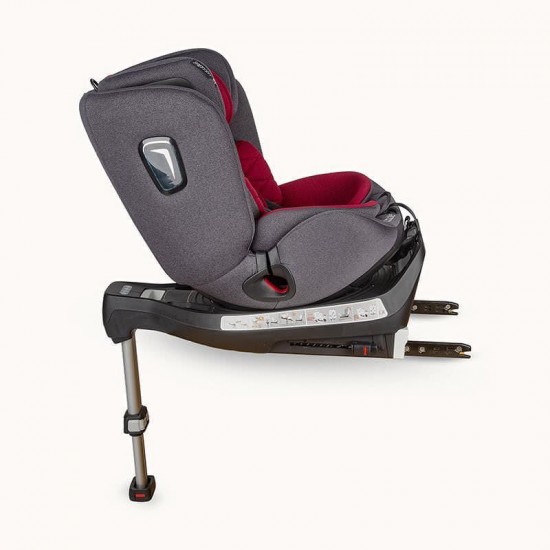Scaun auto rotativ cu Isofix 0-36 kg Coccolle Astana Dahlia Red