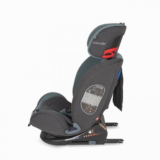 Scaun auto cu Isofix grupa 0-36 kg Coccolle Sedna Raven Gray