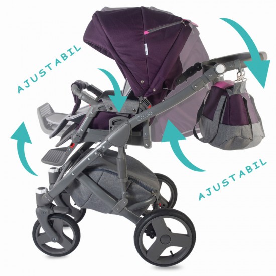 Carucior modular 3 in 1 Coccolle Cassia Violet