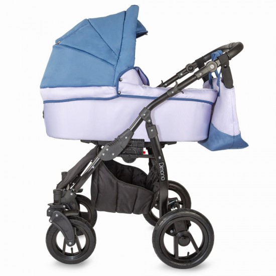 Carucior modular Coccolle Dimona 3 in 1 Albastru