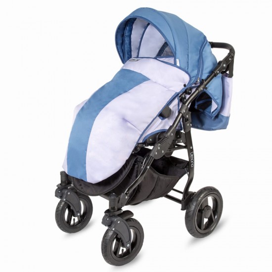 Carucior modular Coccolle Dimona 3 in 1 Albastru