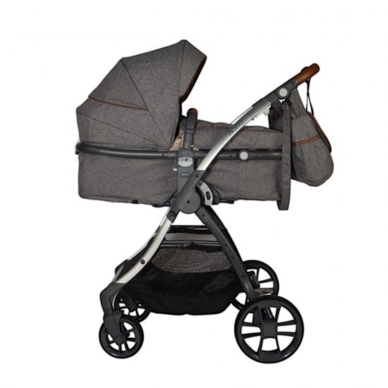 Carucior transformabil 3 in 1 Coccolle Acero Gri