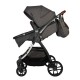 Carucior transformabil 3 in 1 Coccolle Acero Gri
