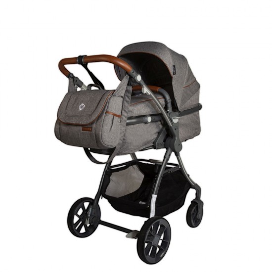 Carucior transformabil 3 in 1 Coccolle Acero Gri