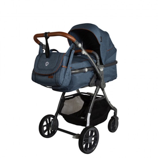 Carucior transformabil 3 in 1 Coccolle Acero Jeans