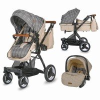 Carucior transformabil 3 in 1 Coccolle Ambra Safari Beige