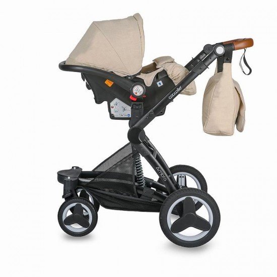 Carucior transformabil 3 in 1 Coccolle Ambra Safari Beige