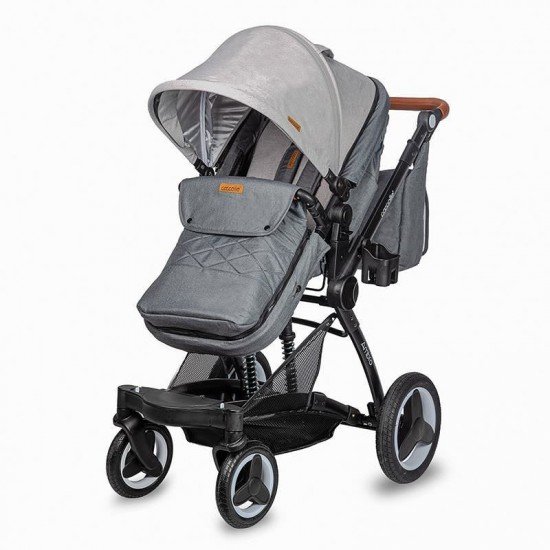 Carucior transformabil 3 in 1 Coccolle Ambra Urban Grey 2021