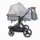 Carucior transformabil 3 in 1 Coccolle Ambra Urban Grey 2021