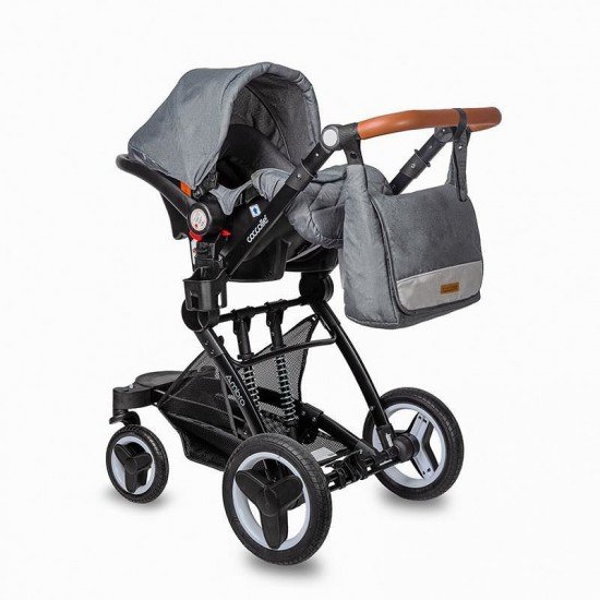 Carucior transformabil 3 in 1 Coccolle Ambra Urban Grey 2021