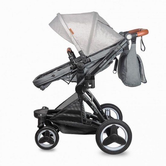 Carucior transformabil 3 in 1 Coccolle Ambra Urban Grey 2021
