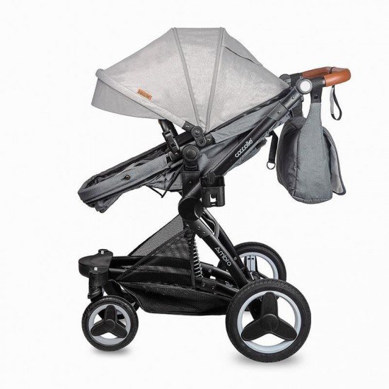 Carucior transformabil 3 in 1 Coccolle Ambra Urban Grey 2021