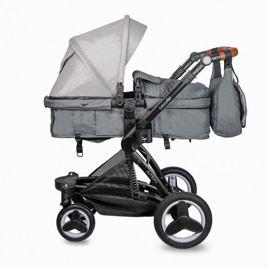Carucior transformabil 3 in 1 Coccolle Ambra Urban Grey 2021
