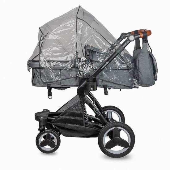 Carucior transformabil 3 in 1 Coccolle Ambra Urban Grey 2021