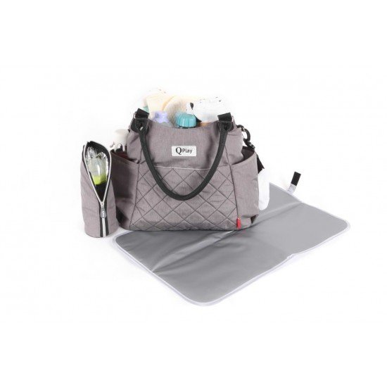 Geanta mamici Qplay Amy Negru