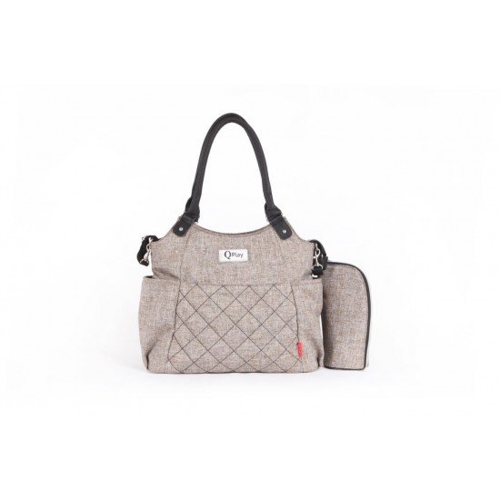 Geanta mamici Qplay Amy Negru