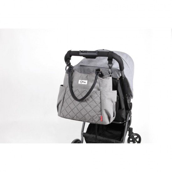 Geanta mamici Qplay Amy Negru