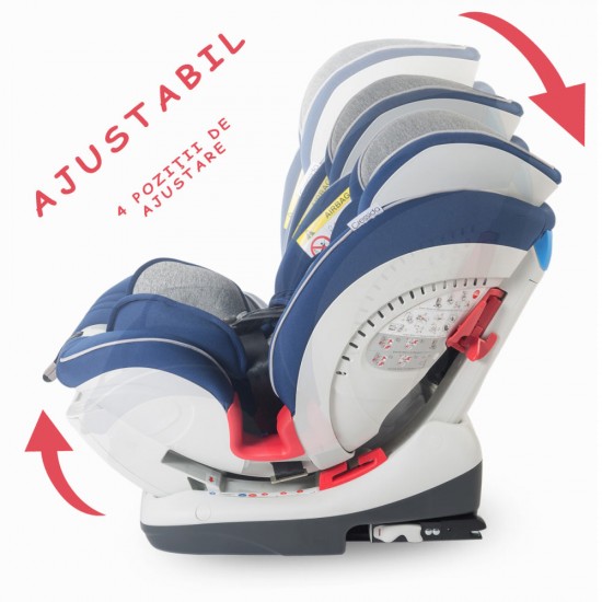 Scaun auto cu Isofix grupa 0-36 kg Coccolle Cressida Rosu