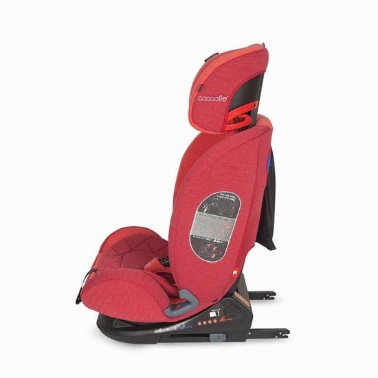 Scaun auto cu Isofix grupa 0-36 kg Coccolle Sedna Aurora Red