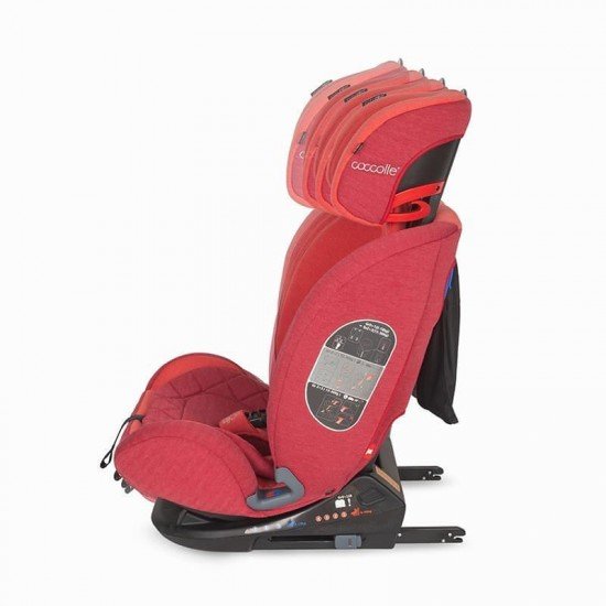 Scaun auto cu Isofix grupa 0-36 kg Coccolle Sedna Aurora Red